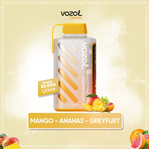 Vozol Gear Power 20000 Mango Pineapple Grapefruit